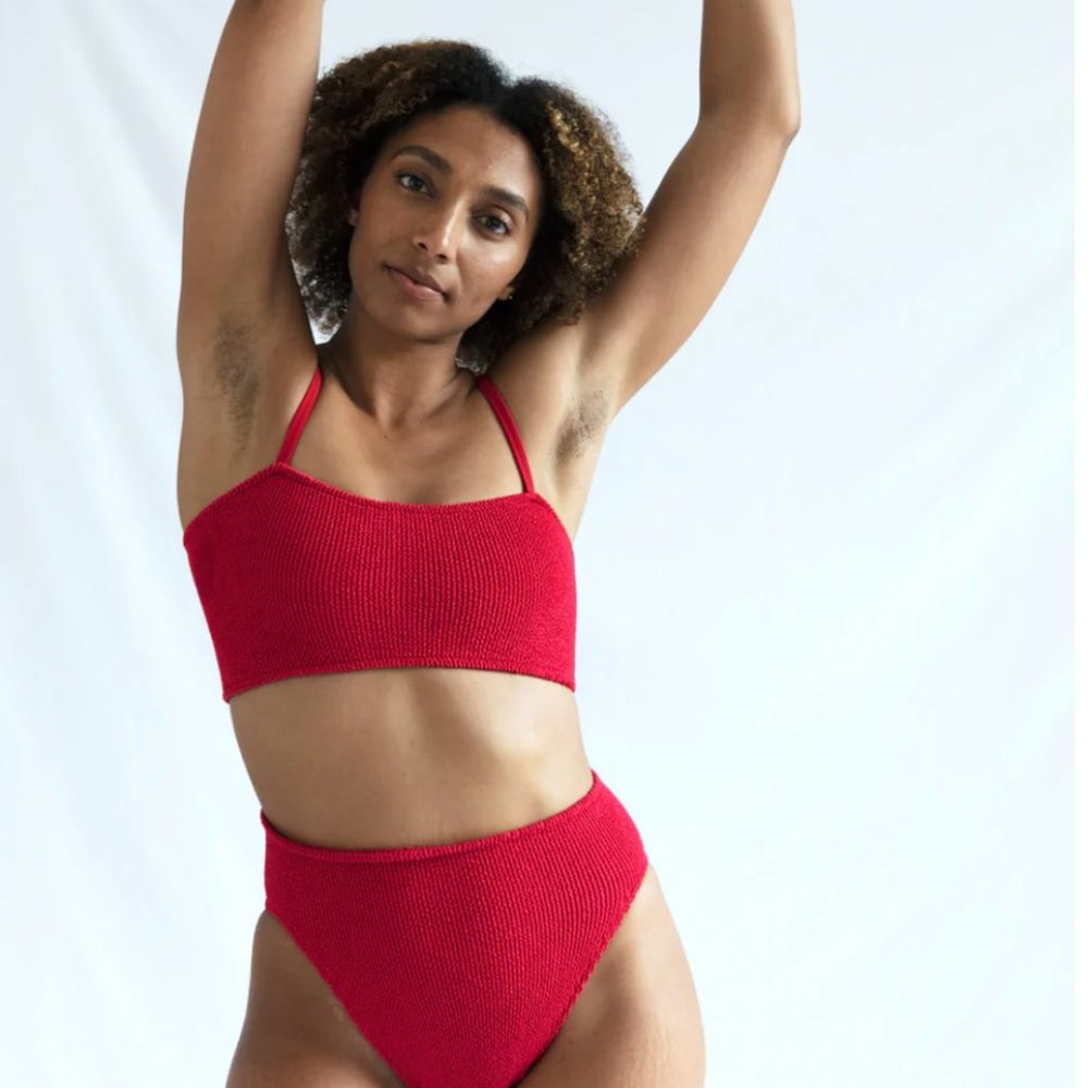 Youswim Poise High Waisted Bikini in Rosso